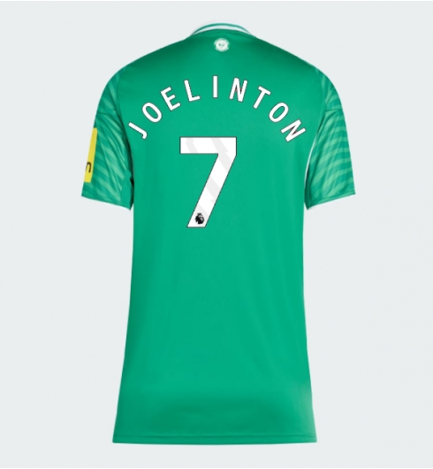 Newcastle United Joelinton #7 Auswärtstrikot Frauen 2025-26 Kurzarm Newcastle United Joelinton #7 Auswärtstrikot Frauen 2025-26 Kurzarm
