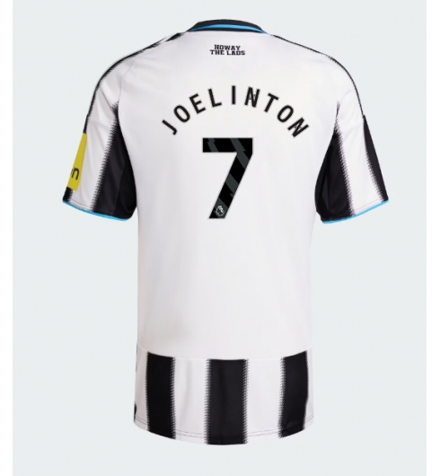 Newcastle United Joelinton #7 Heimtrikot 2025-26 Kurzarm Newcastle United Joelinton #7 Heimtrikot 2025-26 Kurzarm