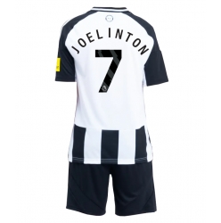Newcastle United Joelinton #7 Heimtrikot Kinder 2024-25 Kurzarm (+ kurze hosen)