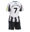 Newcastle United Joelinton #7 Heimtrikot Kinder 2025-26 Kurzarm (+ kurze hosen)
