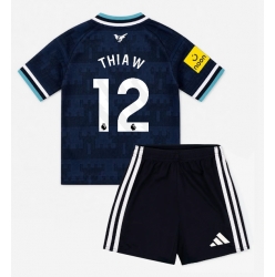 Newcastle United Malick Thiaw #12 Auswärtstrikot Kinder 2026-27 Kurzarm (+ kurze hosen)
