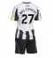 Newcastle United Nick Woltemade #27 Heimtrikot Kinder 2025-26 Kurzarm (+ kurze hosen)