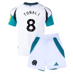 Newcastle United Sandro Tonali #8 3rd trikot Kinder 2024-25 Kurzarm (+ kurze hosen)