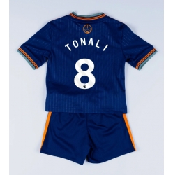 Newcastle United Sandro Tonali #8 3rd trikot Kinder 2025-26 Kurzarm (+ kurze hosen)