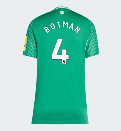 Newcastle United Sven Botman #4 Auswärtstrikot Frauen 2025-26 Kurzarm Newcastle United Sven Botman #4 Auswärtstrikot Frauen 2025-26 Kurzarm