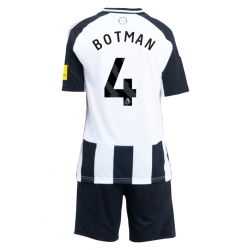 Newcastle United Sven Botman #4 Heimtrikot Kinder 2024-25 Kurzarm (+ kurze hosen)