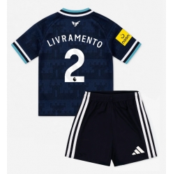 Newcastle United Tino Livramento #2 Auswärtstrikot Kinder 2026-27 Kurzarm (+ kurze hosen)