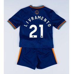 Newcastle United Tino Livramento #21 3rd trikot Kinder 2025-26 Kurzarm (+ kurze hosen)