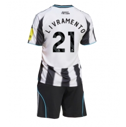 Newcastle United Tino Livramento #21 Heimtrikot Kinder 2025-26 Kurzarm (+ kurze hosen)