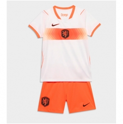 Niederlande Auswärtstrikot Kinder WM 2026 Kurzarm (+ kurze hosen)