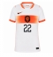 Niederlande Denzel Dumfries #22 Auswärtstrikot Frauen WM 2026 Kurzarm Niederlande Denzel Dumfries #22 Auswärtstrikot Frauen WM 2026 Kurzarm