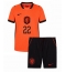 Niederlande Denzel Dumfries #22 Heimtrikot Kinder WM 2026 Kurzarm (+ kurze hosen)
