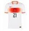 Niederlande Frenkie de Jong #21 Auswärtstrikot WM 2026 Kurzarm Niederlande Frenkie de Jong #21 Auswärtstrikot WM 2026 Kurzarm
