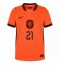 Niederlande Frenkie de Jong #21 Heimtrikot Frauen WM 2026 Kurzarm Niederlande Frenkie de Jong #21 Heimtrikot Frauen WM 2026 Kurzarm