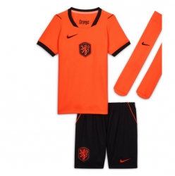 Niederlande Heimtrikot Kinder WM 2026 Kurzarm (+ kurze hosen)