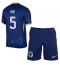 Niederlande Nathan Ake #5 Auswärtstrikot Kinder EM 2024 Kurzarm (+ kurze hosen)