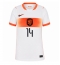 Niederlande Tijjani Reijnders #14 Auswärtstrikot Frauen WM 2026 Kurzarm