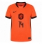 Niederlande Tijjani Reijnders #14 Heimtrikot Frauen WM 2026 Kurzarm Niederlande Tijjani Reijnders #14 Heimtrikot Frauen WM 2026 Kurzarm