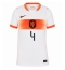 Niederlande Virgil van Dijk #4 Auswärtstrikot Frauen WM 2026 Kurzarm Niederlande Virgil van Dijk #4 Auswärtstrikot Frauen WM 2026 Kurzarm