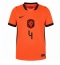 Niederlande Virgil van Dijk #4 Heimtrikot WM 2026 Kurzarm Niederlande Virgil van Dijk #4 Heimtrikot WM 2026 Kurzarm