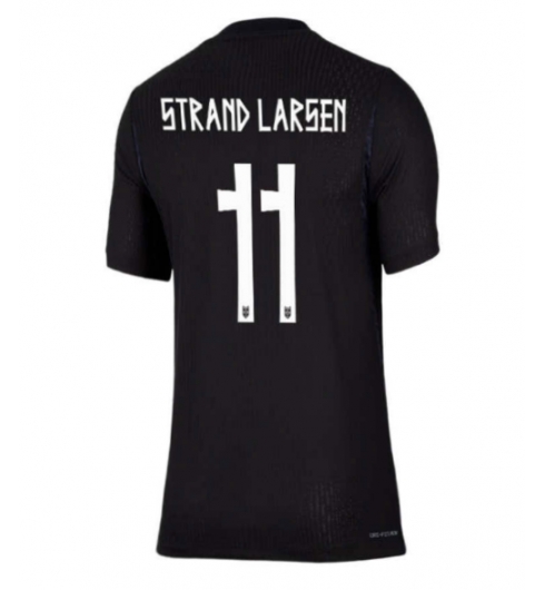 Norwegen Jorgen Strand Larsen #11 Auswärtstrikot Frauen WM 2026 Kurzarm Norwegen Jorgen Strand Larsen #11 Auswärtstrikot Frauen WM 2026 Kurzarm