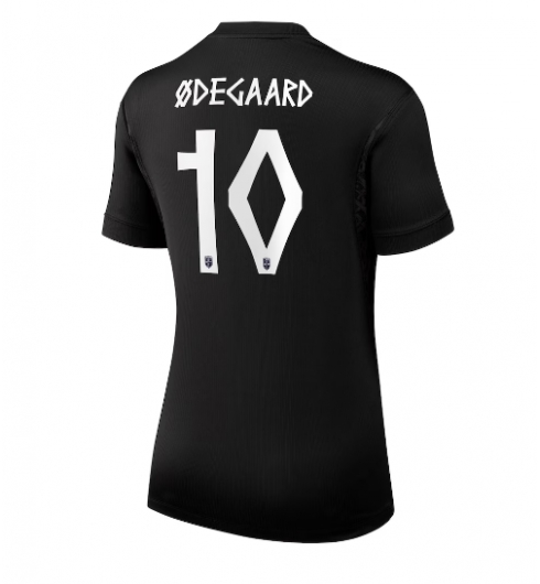 Norwegen Martin Odegaard #10 Auswärtstrikot Frauen WM 2026 Kurzarm Norwegen Martin Odegaard #10 Auswärtstrikot Frauen WM 2026 Kurzarm