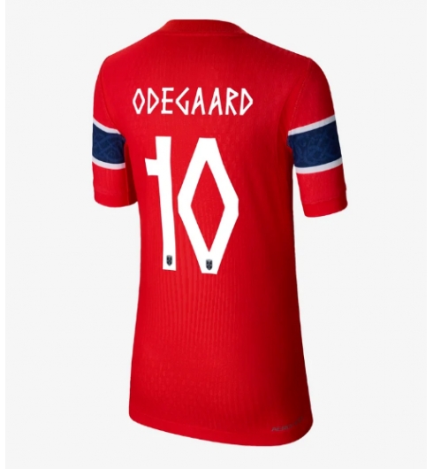 Norwegen Martin Odegaard #10 Heimtrikot Frauen WM 2026 Kurzarm Norwegen Martin Odegaard #10 Heimtrikot Frauen WM 2026 Kurzarm