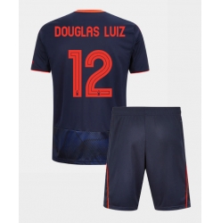 Nottingham Forest Douglas Luiz #12 3rd trikot Kinder 2025-26 Kurzarm (+ kurze hosen)