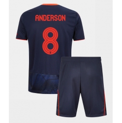 Nottingham Forest Elliot Anderson #8 3rd trikot Kinder 2025-26 Kurzarm (+ kurze hosen)