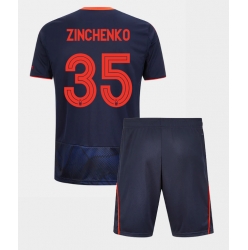 Nottingham Forest Oleksandr Zinchenko #35 3rd trikot Kinder 2025-26 Kurzarm (+ kurze hosen)