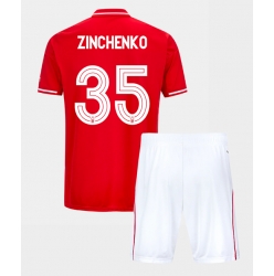 Nottingham Forest Oleksandr Zinchenko #35 Heimtrikot Kinder 2025-26 Kurzarm (+ kurze hosen)