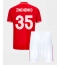 Nottingham Forest Oleksandr Zinchenko #35 Heimtrikot Kinder 2025-26 Kurzarm (+ kurze hosen)