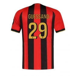 OGC Nice Evann Guessand #29 Heimtrikot 2024-25 Kurzarm