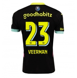PSV Eindhoven Joey Veerman #23 Auswärtstrikot 2024-25 Kurzarm
