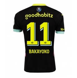 PSV Eindhoven Johan Bakayoko #11 Auswärtstrikot 2024-25 Kurzarm