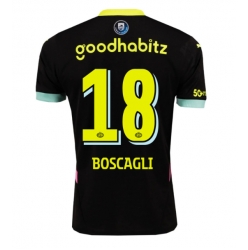 PSV Eindhoven Olivier Boscagli #18 Auswärtstrikot 2024-25 Kurzarm