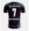 PSV Eindhoven Ruben van Bommel #7 Auswärtstrikot 2025-26 Kurzarm PSV Eindhoven Ruben van Bommel #7 Auswärtstrikot 2025-26 Kurzarm