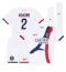 Paris Saint-Germain Achraf Hakimi #2 Auswärtstrikot Kinder 2024-25 Kurzarm (+ kurze hosen)