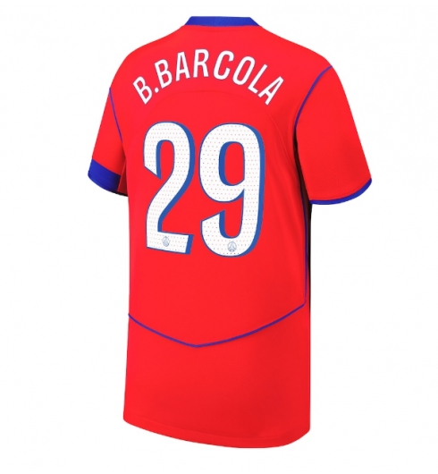Paris Saint-Germain Bradley Barcola #29 3rd trikot 2025-26 Kurzarm Paris Saint-Germain Bradley Barcola #29 3rd trikot 2025-26 Kurzarm