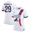 Paris Saint-Germain Bradley Barcola #29 Auswärtstrikot Frauen 2024-25 Kurzarm