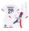 Paris Saint-Germain Bradley Barcola #29 Auswärtstrikot Kinder 2024-25 Kurzarm (+ kurze hosen)