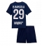 Paris Saint-Germain Bradley Barcola #29 Heimtrikot Kinder 2025-26 Kurzarm (+ kurze hosen)
