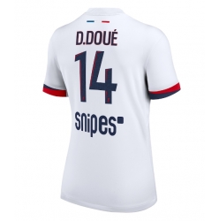 Paris Saint-Germain Desire Doue #14 Auswärtstrikot Frauen 2025-26 Kurzarm