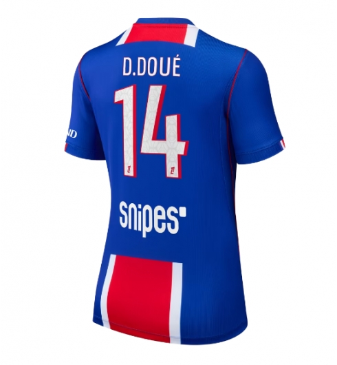 Paris Saint-Germain Desire Doue #14 Heimtrikot Frauen 2026-27 Kurzarm Paris Saint-Germain Desire Doue #14 Heimtrikot Frauen 2026-27 Kurzarm
