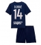 Paris Saint-Germain Desire Doue #14 Heimtrikot Kinder 2025-26 Kurzarm (+ kurze hosen)