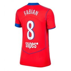 Paris Saint-Germain Fabian Ruiz #8 3rd trikot Frauen 2025-26 Kurzarm