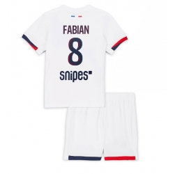 Paris Saint-Germain Fabian Ruiz #8 Auswärtstrikot Kinder 2025-26 Kurzarm (+ kurze hosen)