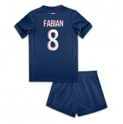 Paris Saint-Germain Fabian Ruiz #8 Heimtrikot Kinder 2024-25 Kurzarm (+ kurze hosen)