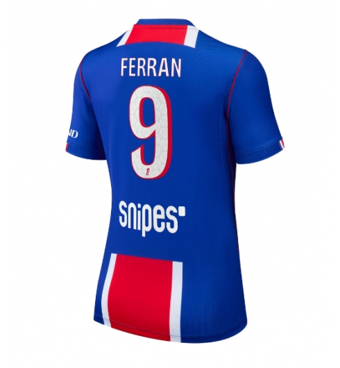Paris Saint-Germain Ferran Torres #9 Heimtrikot Frauen 2026-27 Kurzarm Paris Saint-Germain Ferran Torres #9 Heimtrikot Frauen 2026-27 Kurzarm