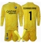 Paris Saint-Germain Gianluigi Donnarumma #1 Torwart 3rd trikot Kinder 2024-25 Langarm (+ kurze hosen)